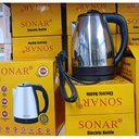Sonar 2liter stainless steel cordless electric kettle