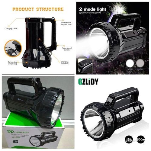 Dp Led Light Dplight 75W Rechargeable Torch – Portable LED Torch